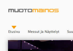 Website Design For Muotomainos OY